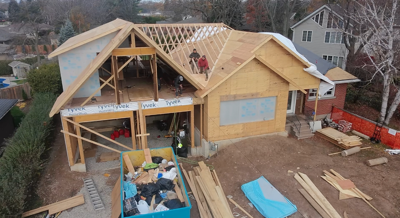 Interior view of North Boulevard Home Extension in Burlington by IBGAR Construction - 1