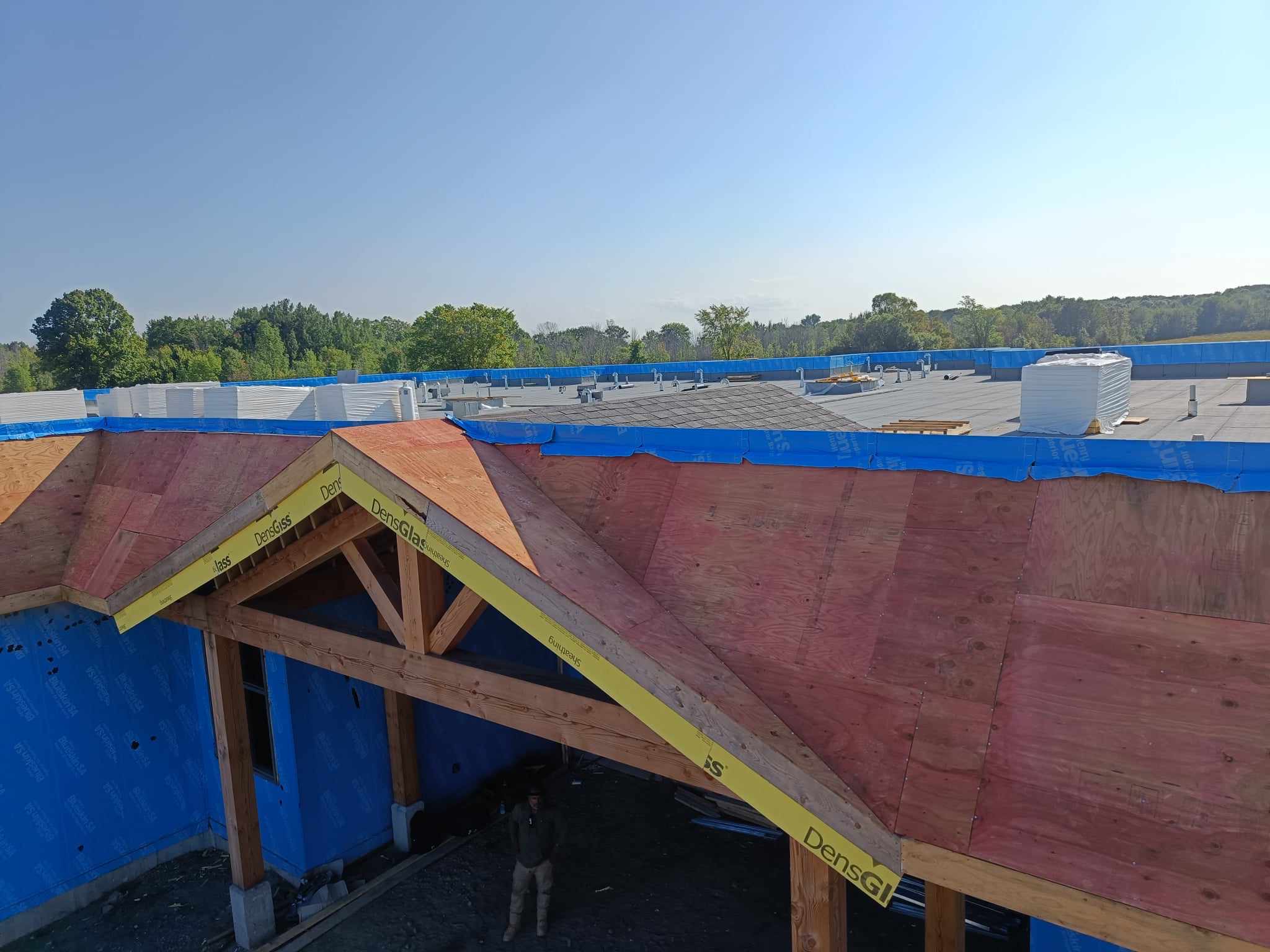 IBGAR Construction - Cherry Blossoms Park  Stage 3 Metal Framing  Parapet Walls  Midland - Interior